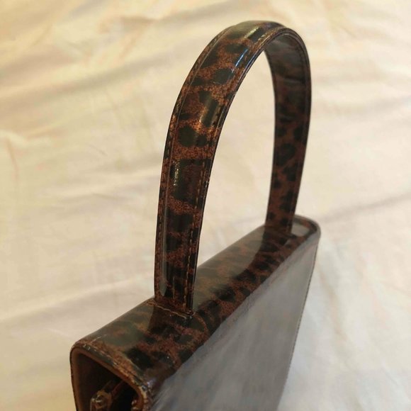 Genuine Escada Designer Leopard Print Hand Bag - Made in Italy - Picture 5 of 16